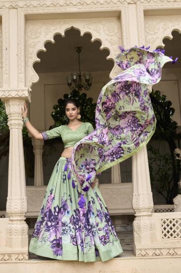 Artriddhs Dola silk D NO DEGITAL 10 paroot Lehenga choli manufacturers in Mumbai